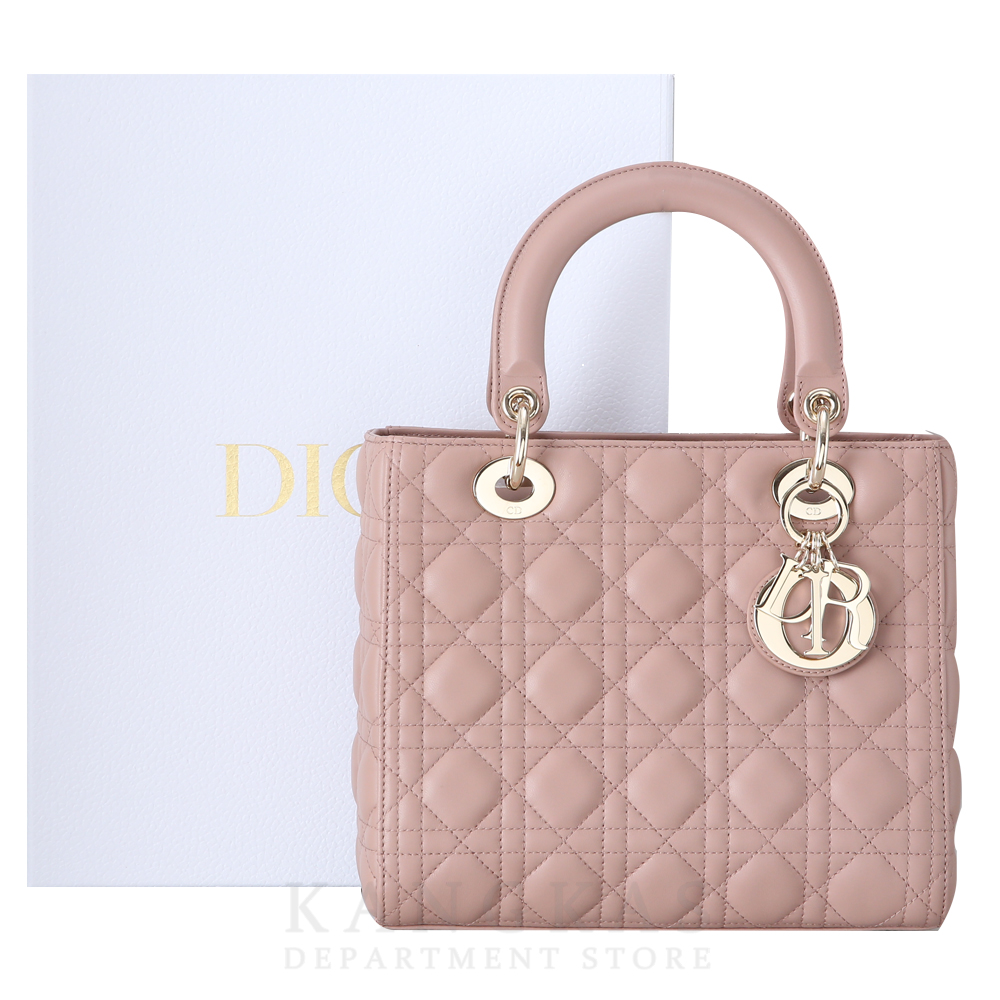 CHRISTIAN DIOR(USED)크리스찬디올 레이디디올 미디움 백